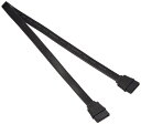 親和産業 SATA3ケーブル 黒 ラッチなし 30cm SS-SAT30BK-S0