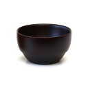 紀州漆器 角田清兵衛商店 汁椀 DS スープボール S ナノコート 食洗機対応 ダークブラウン