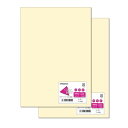 長門屋商店 カラーペーパー 両面印刷可 ナ-5202 2冊セット A5 中厚口 100枚 レモン