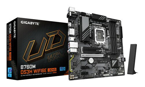 GIGABYTE B760M DS3H WIFI6E GEN5 Micro-ATXマザーボード MB6763
