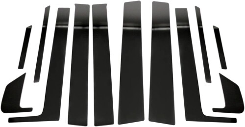 BRIGHTZ フリードスパイクハイブリッド GP3 超鏡面ステンレスブラックメッキピラーパネル 無用 12PC フリード スパイク ハイブリッド ハイブリット