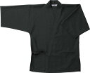 (アルベ) 飲食 厨房 和食 料亭 スパ 制服 メンズ レディース 男女兼用 シャンタン 甚平 ジンベイ 作務衣 G6874 C-10 黒 M