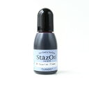 ツキネコ ステイズオン インカー オールマイティーインクパッド 金属 プラスチック 皮革 15ml Scarlet Flame