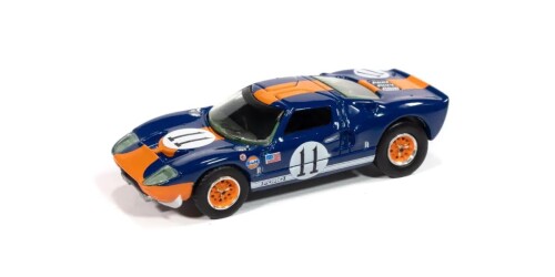 Rakuten - 京商 (Kyosho) AUTO WORLD 1/64 1964 フォード GT40 ダークブルー/ガルフ 完成品 AWSP182B