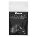 Ibanez 滑り止め素材を使用したピック Grip Wizard Series Rubber Grip Pick 0.8mm ブラック 6枚パック PA16MRG-BK