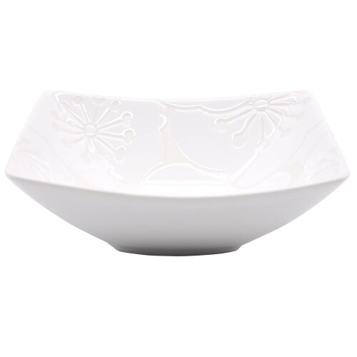 Rakuten - 波佐見焼 「 はふり 」中鉢 白 225ml 小鉢 梅 18097