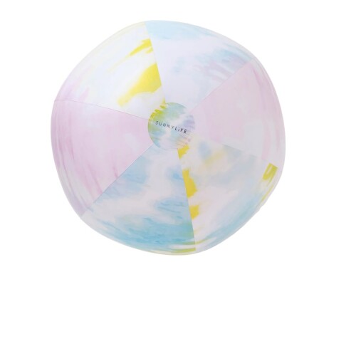 Sunnylife XL 空気注入式ビーチボール | タイダイシャーベット