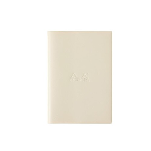 Rakuten - ロディア 手帳 ダイアリー A5サイズ・月間ブロックタイプ 『マンスリーダイアリー A5(14.8×21cm) アーストーン』 PVCカバー付き アイボリー Rhodia cf117385cv2iv