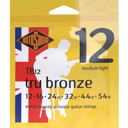 ROTOSOUND ロトサウンド アコースティックギター弦 80/20 Bronze/Medium Light (.012-.054) TB12 【Made in UK】一貫したトーンとパフォーマンスを提供するROTOSOUND (ロトサウンド) のアコースティックギター弦「TB12」 響きの良さと透明感のあるトーンを提供するTru Bronzeシリーズ Medium Light Gauge:.012 / .016 / .024w / .032w / .044w / .054w Material:80/20 Bronze Tone:Bright、Output:Medium ICONIC MUSIC STRINGS ロトサウンドは、ロンドンの南東に位置するイングランドのケント州を拠点とする家族経営の工場で楽器用の弦およびアクセサリーを60年以上に渡り製造し続けてきました。 ロックンロール ■サウンドに革命を起こしたラウンドワウンドのベース弦をきっかけに、1958年から現在に至るまで音楽制作の最前線に立ち続けているブランドです。 PLAYED BY LEGENDS Pink FloydからGuns ‘n Roses、Queen、Nirvana、など世界のトッププレイヤーたちがロトサウンドの弦を選んでいます。 私たちは、Iron MaidenのSteve Harris、Billy Sheehan、The WhoのJohn Entwistleなど、ロック界のレジェンドたちと共同で弦を開発してきました。 MY GENERATION 革新的な音楽の最先端を走り続けるロトサウンドの弦は、ブリティッシュ ■インヴェイジョン、パンク、ニュー ■ウェーブ、ブリット ■ポップ、インディーズなど、時代を象徴するレコードに使用され、ブリティッシュ ■トーンの代名詞となっています。 高品質な弦を手頃な価格で提供するロトサウンドは、あらゆる世代のミュージシャンに選ばれています。 商品コード20081186500商品名ROTOSOUND ロトサウンド アコースティックギター弦 80/20 Bronze/Medium Light (.012-.054) TB12型番TB12サイズ.012-.054 Medium Lightカラーシルバー※他モールでも併売しているため、タイミングによって在庫切れの可能性がございます。その際は、別途ご連絡させていただきます。※他モールでも併売しているため、タイミングによって在庫切れの可能性がございます。その際は、別途ご連絡させていただきます。