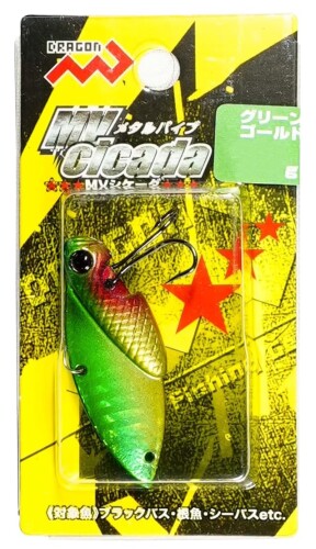 MARUSHINGYOGU(マルシン漁具) ドラゴン MV Cicada(MVシケーダ) グリーンゴールド 6g