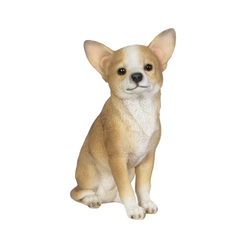 ウービア お座りチワワ 8.3×5×11cm 人形 フィギュア 置き物 アニマル 動物 ガーデン 装飾 犬 イヌ H14037-B