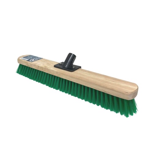 日本クリンテック(Nihon Clean tech) Re techデッキブラシ 45交換用ブラシヘッド 幅45cm 業務用 現場 厨房 廊下 玄関 学校 丈夫 長持ち 耐久性が高い ねじり込式 ブラシ交換可能