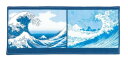 山本仁商店 福ふく布 メガネもスマホも拭けるハンカチ 神奈川沖浪裏 北斎 日本製 和柄 インバウンド お土産