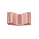 RibbonBon シルクダブルサテンリボン #126 ダークサーモン 9mm幅 巻(30m) 9サイズ50色展開