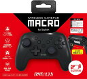 Switch対応 『ワイヤレスゲームパッド Macro (ブラック)』 - Switch