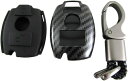 BRIGHTZ Cクラスステーションワゴン W204 カーボン調スマートキーケース 黒 W 204 C180 C200 C250 C300 C350 C63