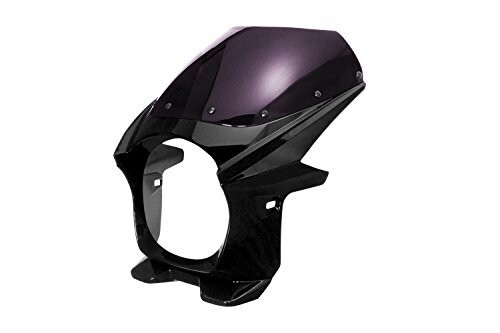 バイクパーツセンター バイクビキニカウル/スクリーンカウル ブラック 塗装済み+カウル取付ボルトセット 汎用 180 308712308712