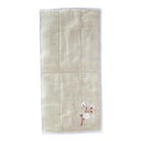 藤栄(FUJIEI) ハーフサイズ かや織りふきん 28×14cm 綿花 ベージュ | 蚊帳生地ふきん テーブル 食器 台ふき 14枚重ね ふんわり やわらか 速乾 吸水 プチギフト ご挨拶 日本製 HS-007
