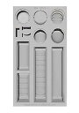 グリーンスタッフワールド ジオラマアクセサリー シリコン型 工業用パイプ ミニチュア用ツール GSWD-2164