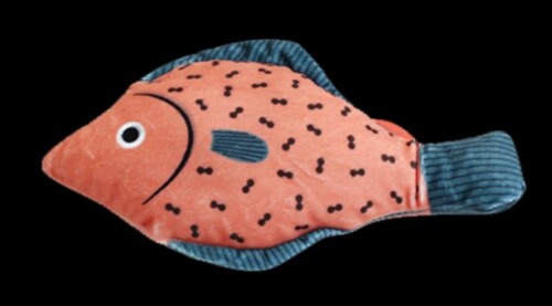 HiDREAM キャットニップ入り魚型おもちゃ ツバサヘンフィッシュ × ピンク