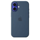 Apple カメラコントロールとMagSafe対応iPhone 16シリコーンケース - デニム ???????