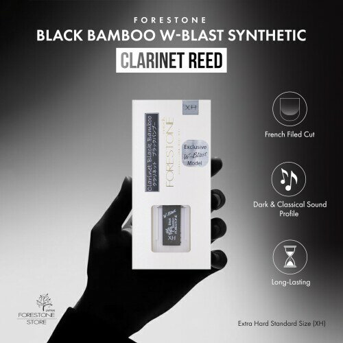 FORESTONE フォレストーンリード Black Bamboo W-Blast B♭クラリネット用 FBWCXH 2