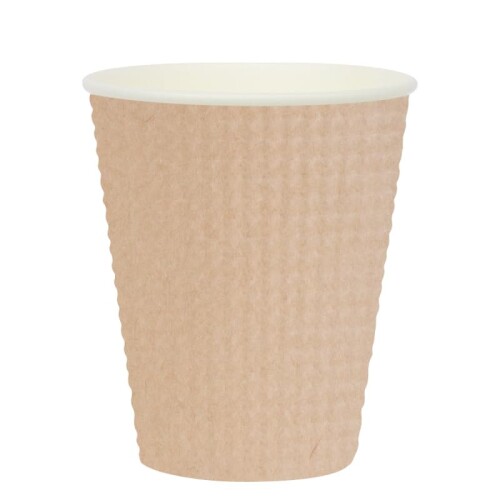 サンナップ 紙コップ 260ml 9oz 1000個(40個×25パック) 未晒し エンボス 断熱 対応...