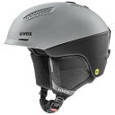 ウベックス(Uvex) スキースノーボードヘルメット MIPS搭載 ダイヤル式サイズ調整 開閉式ベンチレーション ultra MIPS ライノー/ブラックマット...