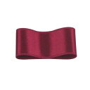 RibbonBon シルクシングルサテンリボン #119 ダークレッド 36mm幅 巻(30m) 9サイズ50色展開