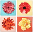 アートデリ ポスター パネル 花 30cm × 30cm セット 日本製 軽量 ファブリック S-POP-0031-LET