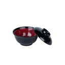 Thunder Group 多用碗 蓋付き 直径12.2cm 高さ5.6cm 300ml 汁椀 メラミン食器 和食器 食洗機対応 割れにくい 業務用 3222J...