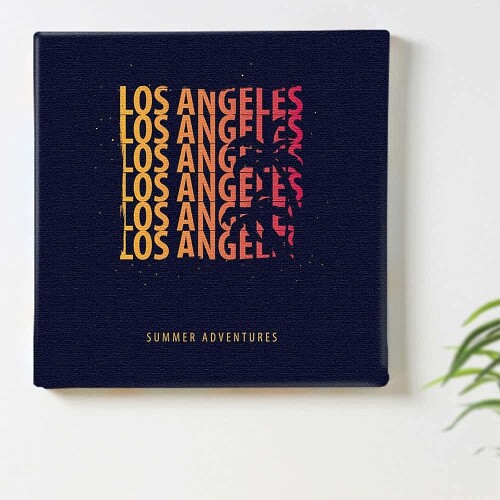 マニッシュボーイのアートデリ ポスター パネル ロサンゼルス 30cm × 30cm 日本製 軽量 ファブリック popa-1803-019｜アングル3