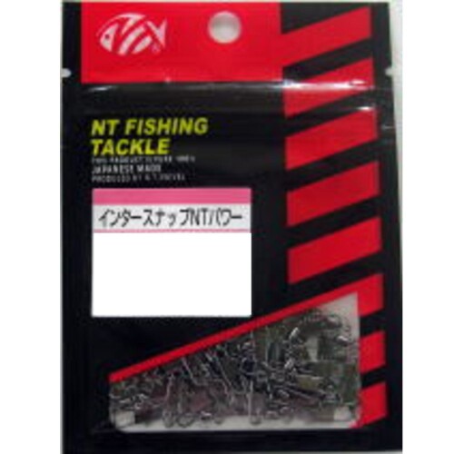 NTスイベル(N.T.SWIVEL) セフティースナップNTパワー ブラック ハンガーパック 50個入 #1
