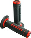 Domino domino(ドミノ) ハンドルバーグリップ オフロードタイプ 118mm サーモプラスチックゴム ブラック×レッド A02041C4240