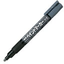 ぺんてる 油性マーカー ペイントマーカー MMP20-N 灰 10本セット