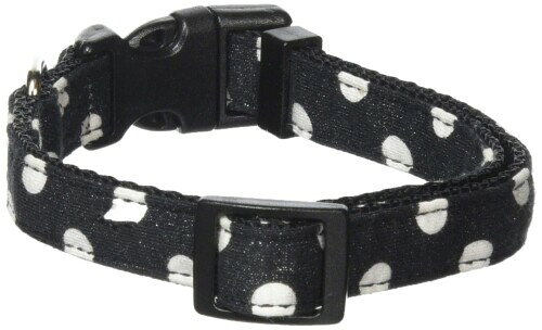 Collars, Harnesses, Leashes - ONS ドットカラー #15 ブラック (小型犬用首輪)