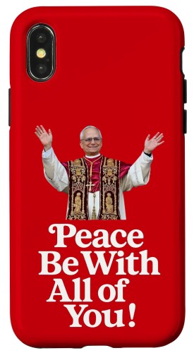 ローマ教皇レオ14世 - Peace Be With All of You Spiritual Blessing スマホケース iPhone X/XS 用