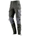 マックスフリッツ(MaxFritz) バイク用 ライディングパンツ 秋冬 MFP-2504 防風 ストレッチ素材 ウィルダネスウォームパンツ グレー メンズ S...