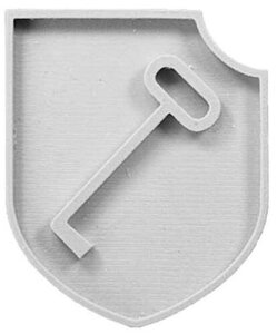マックワンモデル 第二次世界大戦 ドイツ軍 第1SS装甲師団 ライプシュタンダルテ・SS・アドルフ・ヒトラープレート レジンキット MAC35202