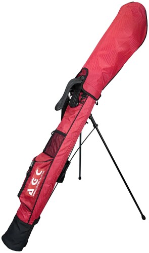 レザックス(LEZAX) AGC ラウンドスタンドバッグ レッド AGCC-5450