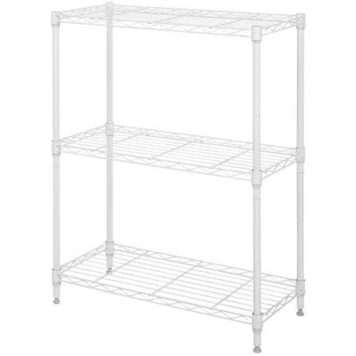 ニトリ(NITORI) スチールラック STANDARD 2段 ホワイト 幅64.5×奥行29.5×高さ80cm 8791244