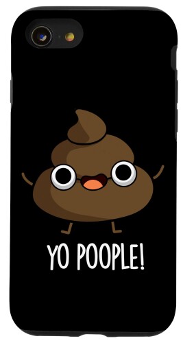 Rakuten - Yo Poople 面白いうんちしゃれ スマホケース iPhone SE (2020) / 7 / 8 用