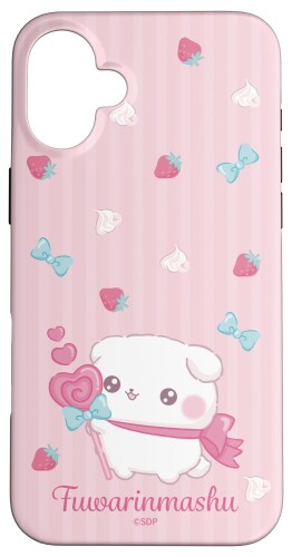 ふわりんましゅ スイーツ スマホケース iPhone 16 Plus 用