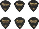 Ibanez 滑り止め素材を使用したピック Grip Wizard Series Sand Grip Pick 6枚パック ブラック PPA18HSGBK