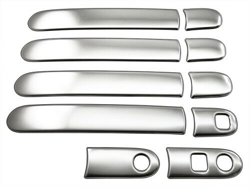 BRIGHTZ ハスラー MR31S MR41S ステンレスドアハンドルカバーノブ 10PC サテンシルバー MR31 MR41 MR R31 R41 31 41 30 40