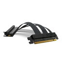 NZXT ライザーケーブル(PCIE4.0 x 16) ブラック AB-RC200-B1 CS8536