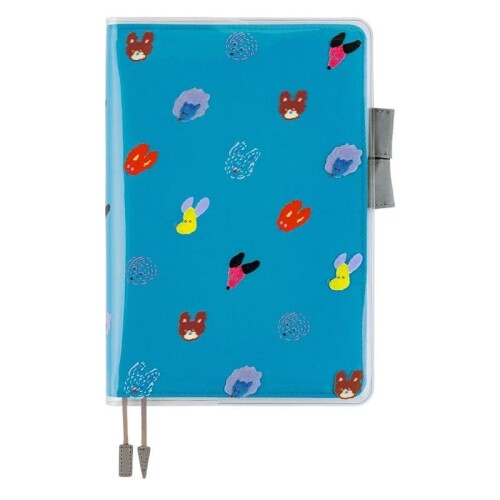 ほぼ日手帳 柴田ケイコ/カバー・オン・カバー 風なびく犬の耳 カズンサイズ用