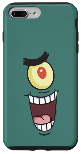 スポンジボブ スクエアパンツ プランクトン ビッグフェイス スマホケース iPhone 7 Plus/8 Plus 用