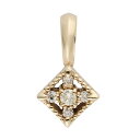 (アガット) K10ダイヤモンドチャーム(0.03ct)・1025111707303999