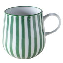 TAMAKI スウィッチ マグ グリーン 8x11x高さ9cm 磁器 370ml T-964316